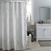 DAMASK SHOWER CURTAIN GREY 70